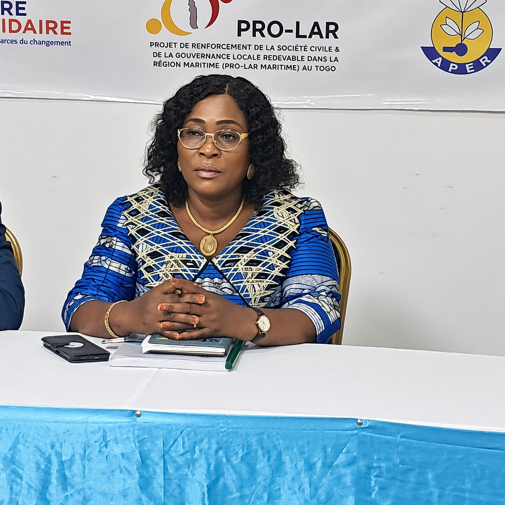 Madame la Sénatrice Pascaline DANGBUIE, Maire du Golfe 7