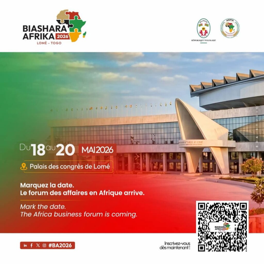 BIASHARA AFRIKA 2026 : Lomé veut accélérer le commerce et l’investissement intra-africains 2026